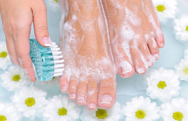 Πλύσιμο ποδιών κατά των μυκήτων